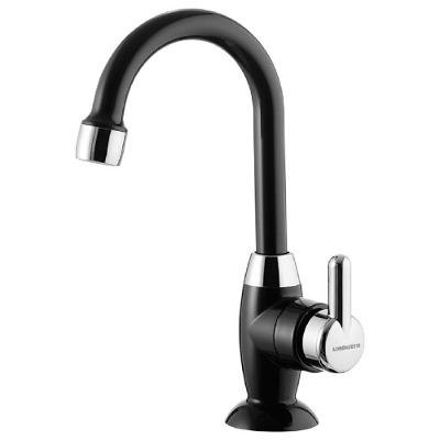 Torneira de Mesa Para Lavatório com Bica Alta 1195 F31 Preto Cromado 71110042 Lorenzetti Torneir