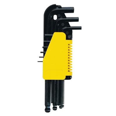 Jogo de Chaves Hexagonais Abauladas Longas Em Milímetros 9 Peças 69256 Stanley Jg Chave Hexag.a