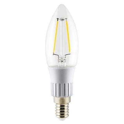 Lâmpada Em Formato de Vela Led com Filamento 3 Watts E14 6000k Luz Branca Bivolt 20172 Ourolux V