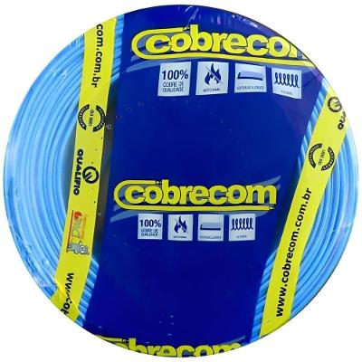 Cabo Flexicom de Cobre 1,5mm 750 Volts Azul com 100 Metros 1150402401 Cobrecom Cabo de Cobre Fle