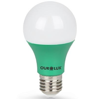 Lâmpada Superled Ouro 60 Colors 7 Watts Verde Bivolt 05454 Ourolux Superled Ouro 60 Colors 7w Ve