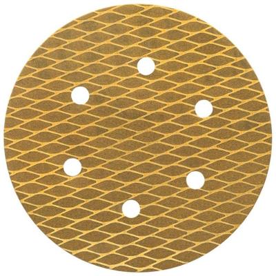 Disco Abrasivo Papel 150mm Grão 150 com 5 Peças At515150 Pincéis Atlas Disco Abrasivo Papel 150