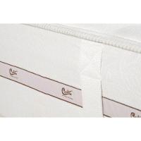 Cama Box Queen: Colchão Molas Pocket Ensacadas Castor  Kingdom Aloe Vera + Base CRC Courano White(158x198) - 3