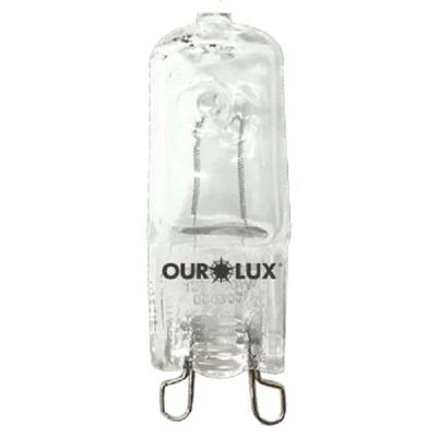Lâmpada Halógena Ouropin G9 110 Volts 20 Watts Clara 01318 Ourolux Lamp.halogena Ouropin G9 20w