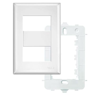 Placa 4x2 Módulos Distanciadores com Suporte Evidence 2886 Fame Placa 4x2 2 Módulos Distanciador