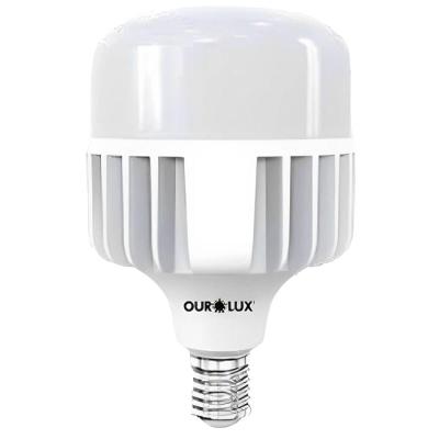 Lâmpada Superled de Alta Potência T 120 Watts Bivolt 6500k E27 20387 Ourolux Lampada Superled Al