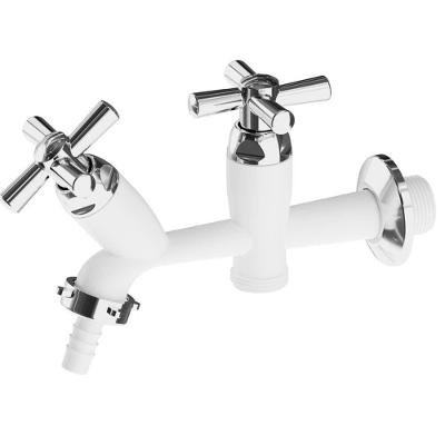 Torneira Para Tanque E Máquina Cross Branca-cromada 1-2 E 3-4 300000454 Tigre Torneira Para Tanq