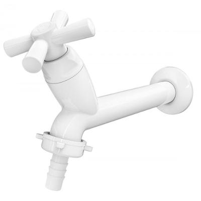 Torneira Para Tanque 15cm Bico Mangueira Cross 1-23-4 Branca 300000457 Tigre Torneira Tanque 15