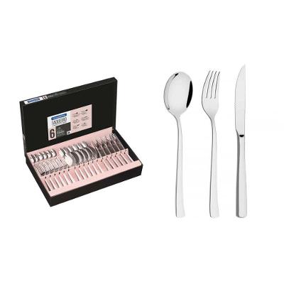 Faqueiro Berlin Brilho Aço Inox Facas Churrasco Forjadas Acabamento Alto Brilho 36 Peças Tramontina