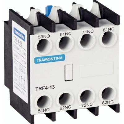 Contato Auxiliar Frontal Para Contator Tramontina Trf4-13 1na+3nf Tramontina