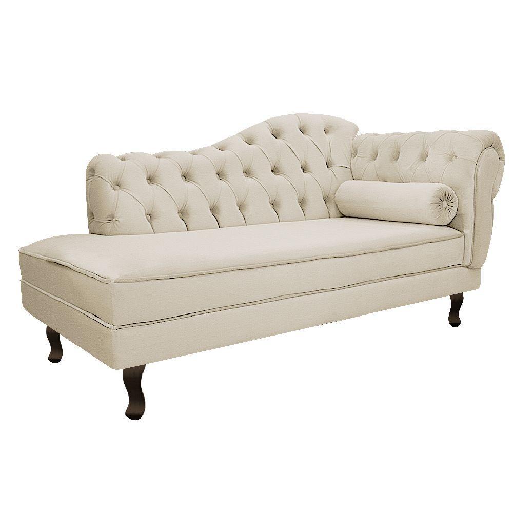 Diva Recamier Diana 140cm Lado Esquerdo Corano Bege - 5