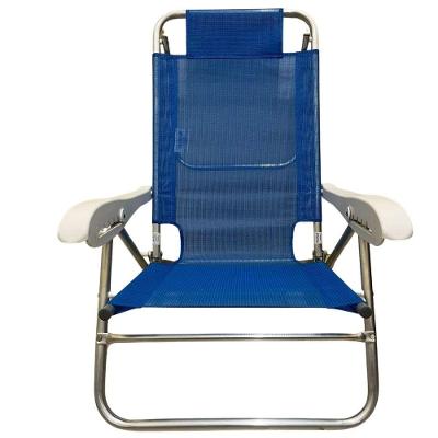 Cadeira Reclinavel Preguiçosa Sanete Ronchetti 120 Kg 05 Pos Cor Azul