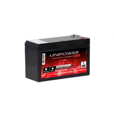 Bateria Estacionaria Unipower Up1270seg Vrla 12v 6,4ah Para