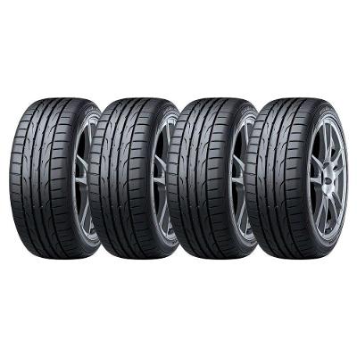 Kit 4 Pneus Dunlop 225/45r17 Falken Dz102 Preto