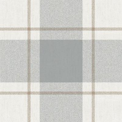 Papel De Parede Top Stripes Xadrez Tartan Cor Azul Claro