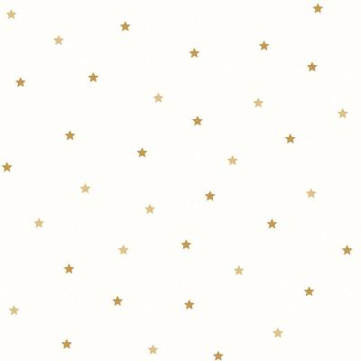 Papel De Parede Fofura Baby Estrelas Marrom Ff4048