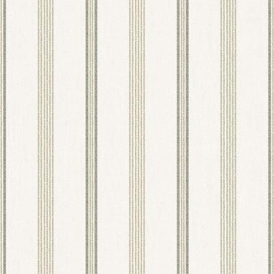 Papel De Parede Top Stripes Listras Bege Claro Com Verde