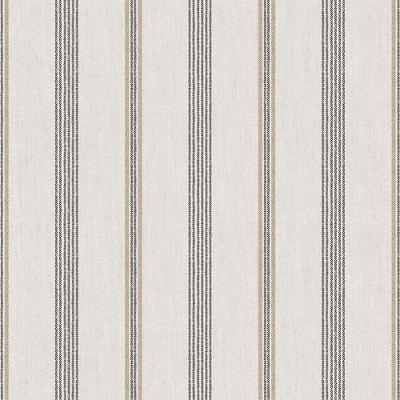 Papel De Parede Top Stripes Listras Bege Com Preto