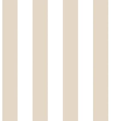 Papel De Parede Top Stripes Listras Cor Bege Claro