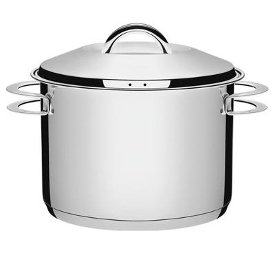 Caldeirão Tramontina Solar Em Aço Inox Fundo Triplo Com Tampa E Alças 24 Cm 7,8 L 62505240