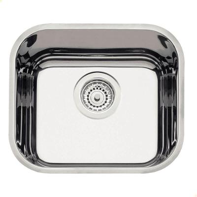 Cuba Tramontina Lavínia 40bl Prime Em Aço Inox Alto Brilho 40x34 Cm Com Válvula 94020207