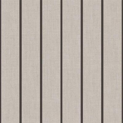 Papel De Parede Top Stripes Listras Cor Cinza Escuro E Cinza Claro