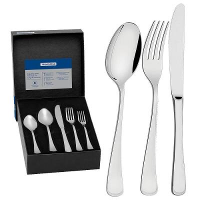 Faqueiro Tramontina Mônaco Em Aço Inox C- Facas De Mesa Forjadas Acabamento Brilho 30 Peças 66917190