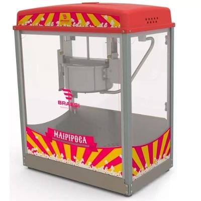 Máquina De Pipoca Pipoqueira Braesi Elétrica Aço Inox Bmp-150 220V B5787