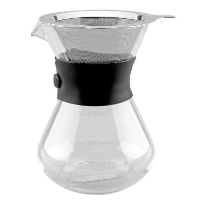 Cafeteira Tramontina Com Coador Reutilizável De Aço Inox 400ml 61764060