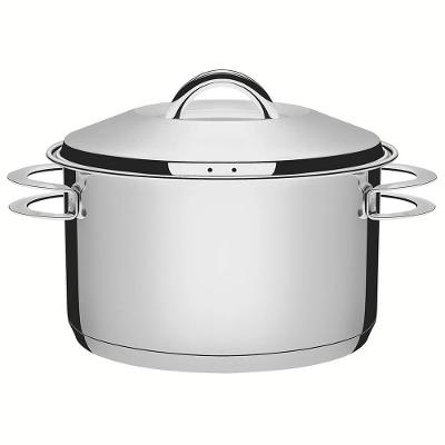 Caçarola Funda Tramontina Solar Em Aço Inox Fundo Triplo Com Tampa E Alças 16 Cm 1,8 L 62504161