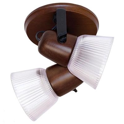 Spot Muller Country 2 Lâmpadas Com Tulipa Envelhecido 012e