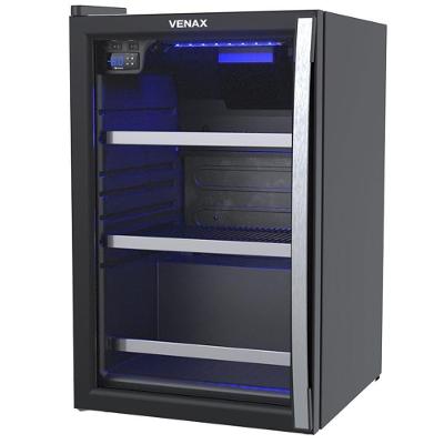 Cervejeira Venax EXPVBL102 37714 102L Porta de Vidro Duplo Preto 220V
