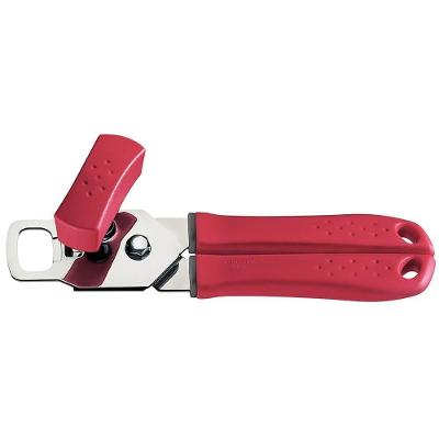 Abridor De Latas E Garrafas Tramontina Utilitá Aço Inox Com Cabo De Polipropileno Vermelho 25605170