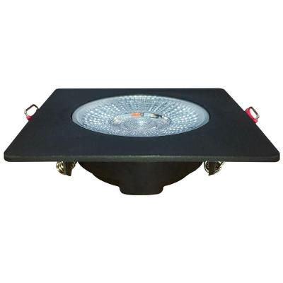 Spot Authentic Led Quadrado De Embutir Avant Branco Com Corpo Preto Fosco 5w 6500k - Cód 865050572