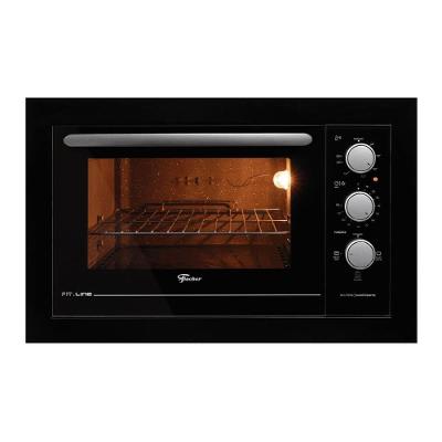 Forno Elétrico de Embutir Fischer Fit Line 48L 1775W Autolimpante Preto 220V