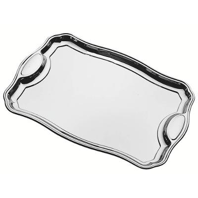 Bandeja Tramontina Classic Retangular Em Aço Inox Com Alças 49 X 34 Cm 61440490