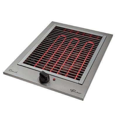 Churrasqueira Elétrica Cooktop Ranch com Pedras Vulcânicas e Grelha Inox 220V Fischer