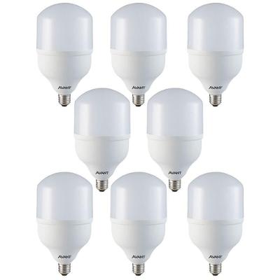 Kit 8 Lâmpadas Led Bulbo Avant Branco Hp 50w Bivolt Base E27 6500k Mk4000g - Cód 289301373
