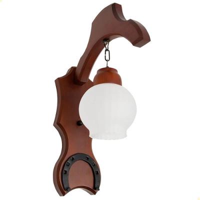 Arandela Muller Sela De Cavalo 1 Lâmpada Envelhecido 930e