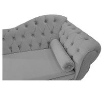 Diva Recamier Diana 160cm Lado Esquerdo Corano Cinza - 5