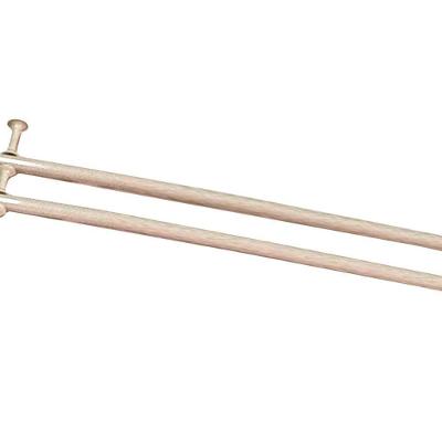 Kit Varão Duplo Para Cortina 3,00m Vilela Pintura Epóxi 100% Ferro - Marfim