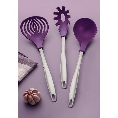 Concha Tramontina Movin Em Nylon Com Cabo De Aço Inox Lilas Tramontina