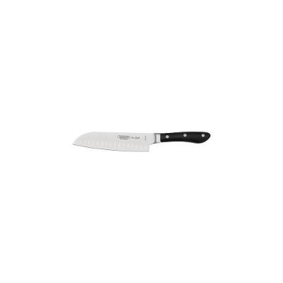 Faca Santoku Prochef Com Lâmina Em Aço Inox E Cabo De Policarbonato Com Fibra De Vidro 7"