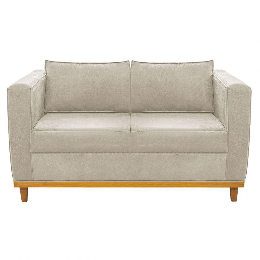 Kit Sofá 2 Lugares E 2 Poltronas Europa Suede Bege - 5