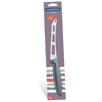 Faca Para Queijo Plenus Com Lâmina Em Aço Inox E Cabo De Polipropileno Cinza 6"