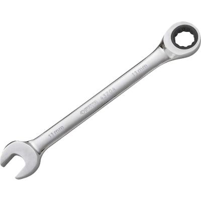 Chave Combinada Com Catraca 11 Mm, Aço Cromo Vanádio Cromado E Polido, St43204st, Sata Ostenvonder