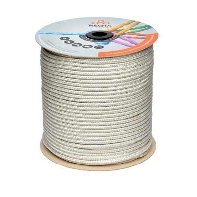 Corda Pet Trançada 14mm Rolo 68m Branca-colorida - Resistente A Ruptura E Intempéries