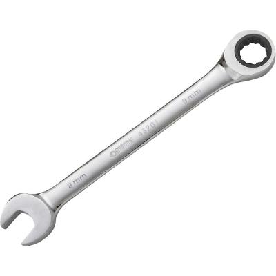 Chave Combinada Com Catraca 8 Mm, Aço Cromo Vanádio Cromado E Polido, St43201st, Sata Ostenvonder