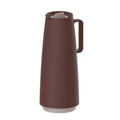 Bule Térmico Tramontina Exata Em Plástico Marrom Café Com Ampola De Vidro 1 L Tramontina