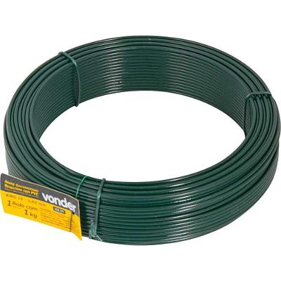 Arame Revestido Com Pvc, Verde, Bwg 16, 1 Kg Vonder